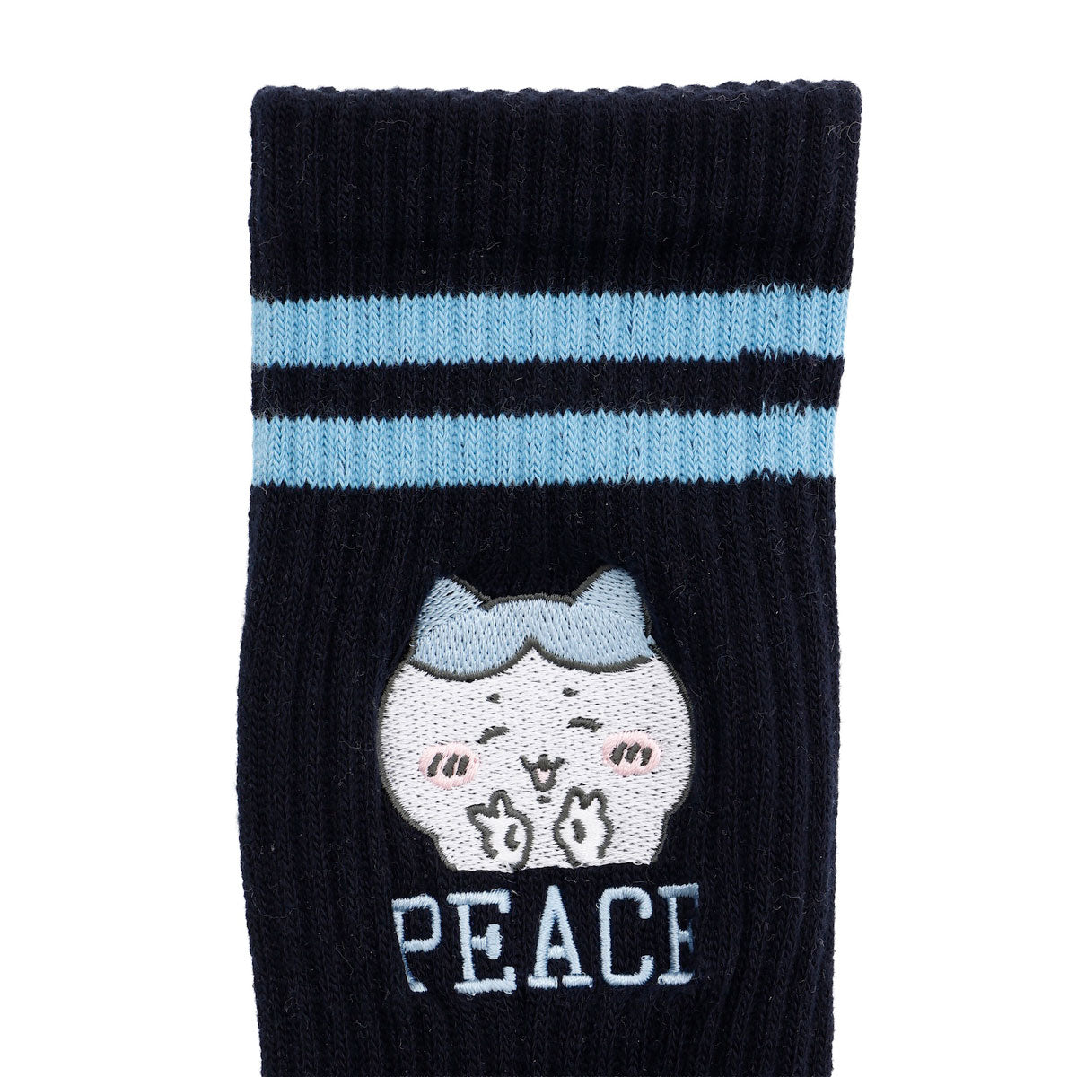 吉伊卡哇 襪子 (Peace / 小八貓 海軍藍)
