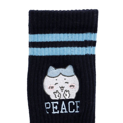 吉伊卡哇 襪子 (Peace / 小八貓 海軍藍)