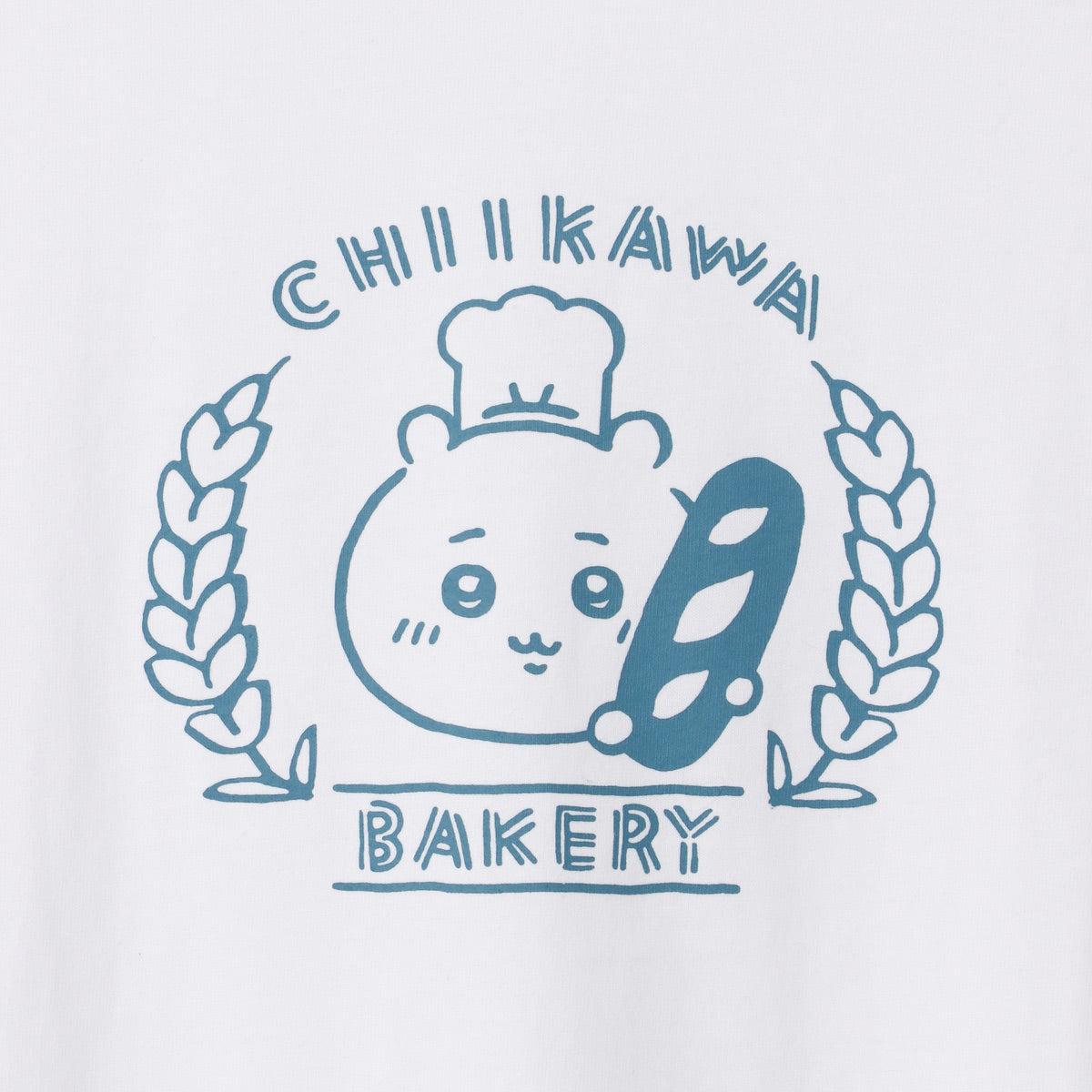 ちいかわ ちいかわベーカリー Tシャツ ロゴ ホワイト