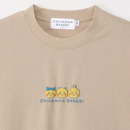 ちいかわ ちいかわベーカリー Tシャツ パンなトリオ サンドベージュ