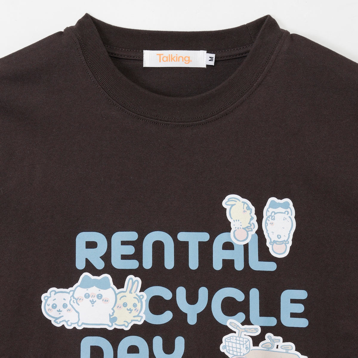 ちいかわ Tシャツ レンタサイクルでおでかけ スミ