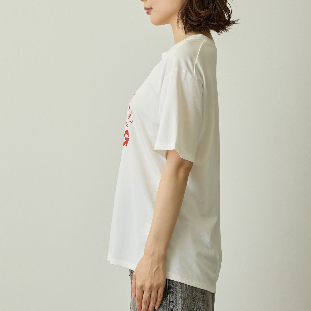 ちいかわ ドライTシャツ MOVE みんな ホワイト