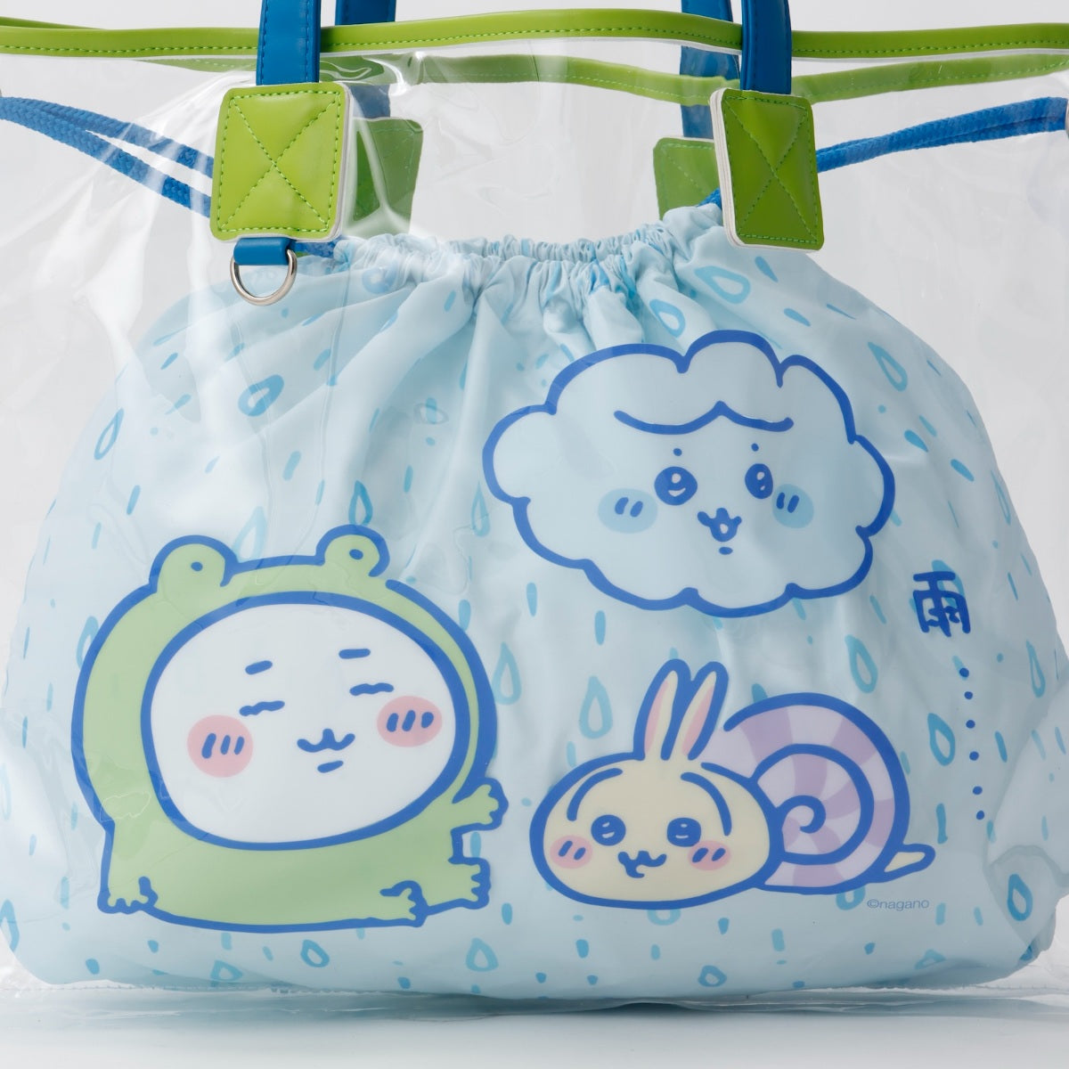 Chiikawa Clear Tote (Rainy Day / L-Blue)