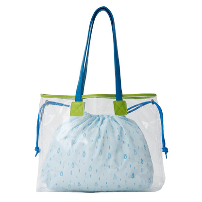 Chiikawa Clear Tote (Rainy Day / L-Blue)