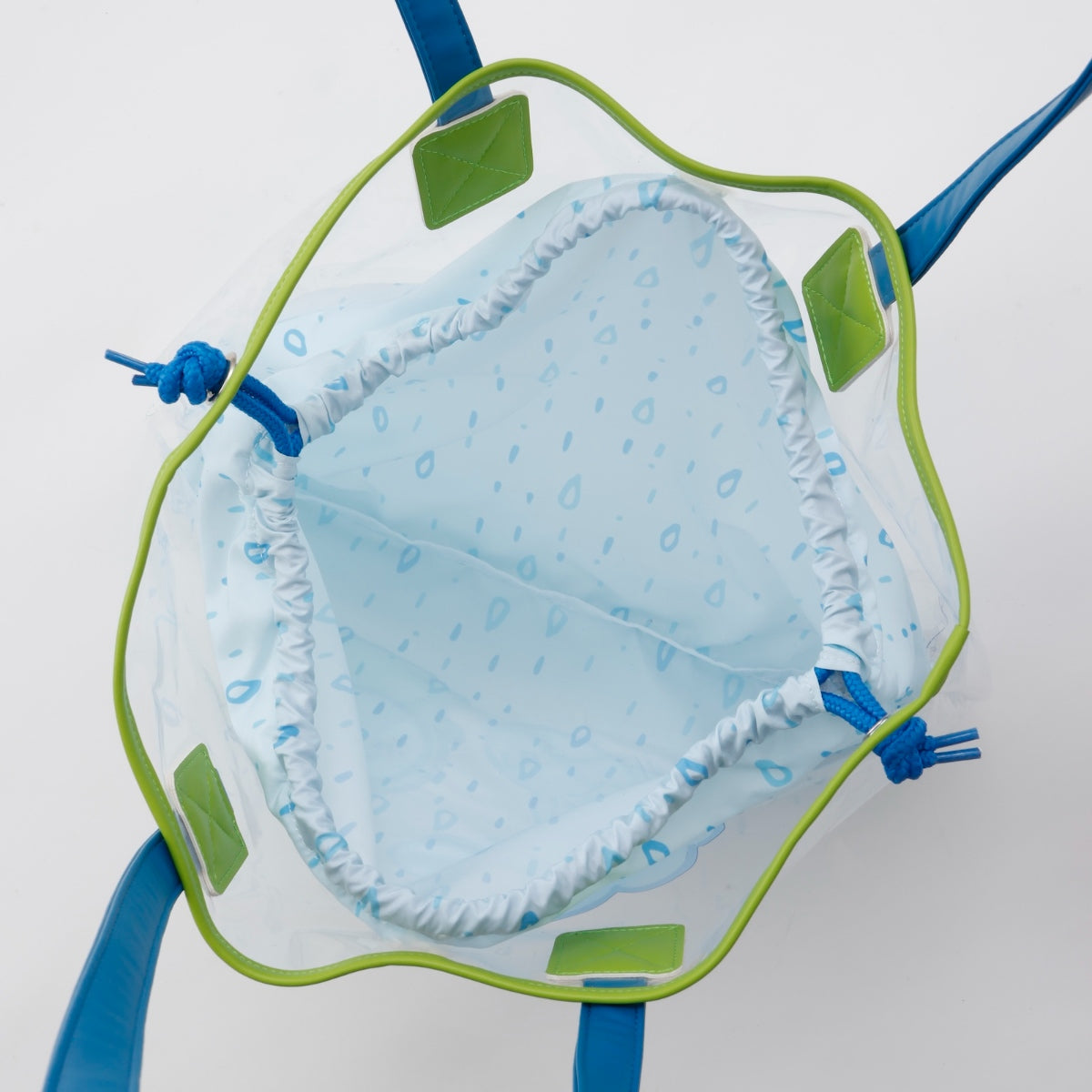 Chiikawa Clear Tote (Rainy Day / L-Blue)