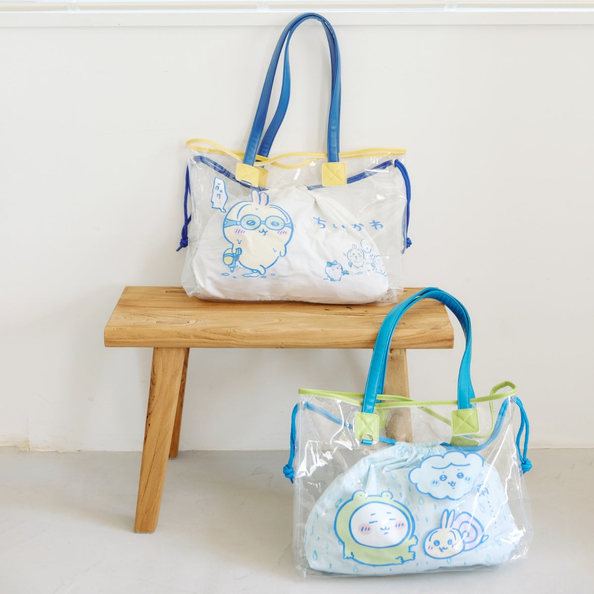 Chiikawa Clear Tote (Goggles Usagi / White)