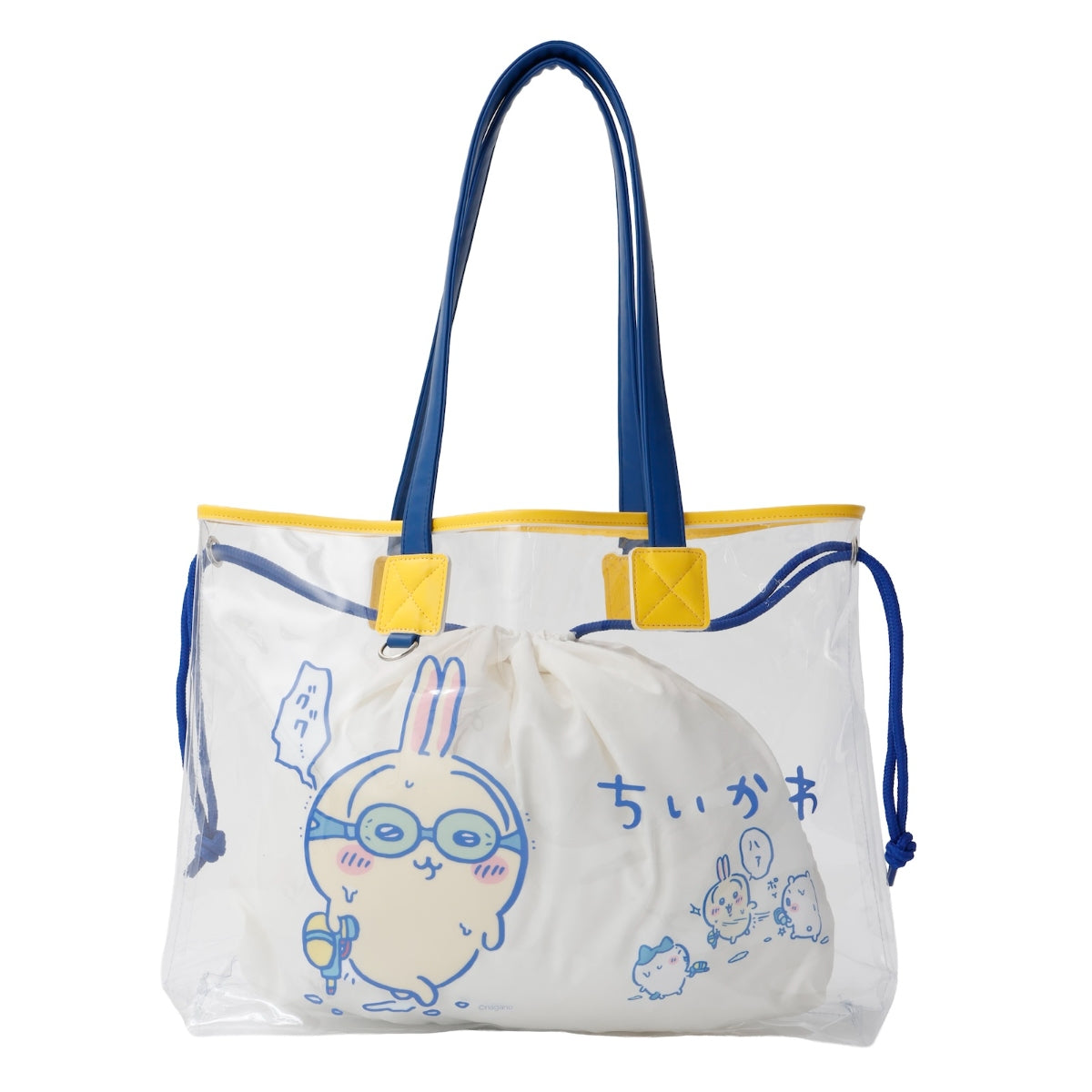 Chiikawa Clear Tote (Goggles Usagi / White)