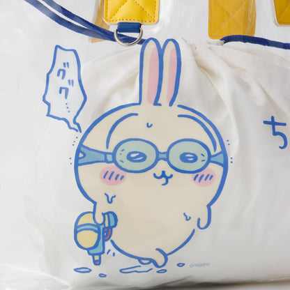 Chiikawa Clear Tote (Goggles Usagi / White)