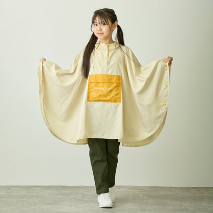 ちいかわ パッカブルレインポンチョ ウラヤハボウズ うさぎ ベージュ