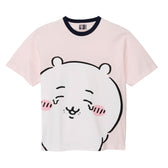 ちいかわ ちいかわパーク Tシャツ ビッグキャラクター ちいかわ ピンク