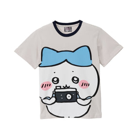 ちいかわ ちいかわパーク キッズTシャツ ビッグキャラクター ハチワレ グレー