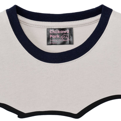 ちいかわ ちいかわパーク キッズTシャツ ビッグキャラクター ハチワレ グレー