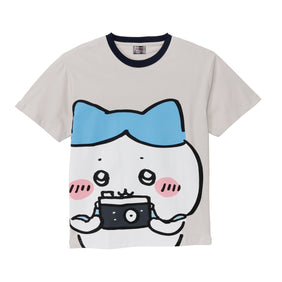 ちいかわ ちいかわパーク Tシャツ ビッグキャラクター ハチワレ グレー