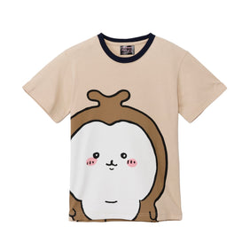 ちいかわ ちいかわパーク キッズTシャツ ビッグキャラクター カブトムシ チャコール