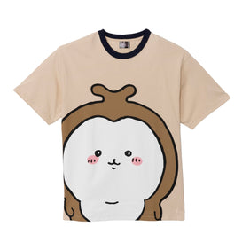 ちいかわ ちいかわパーク Tシャツ ビッグキャラクター カブトムシ チャコール