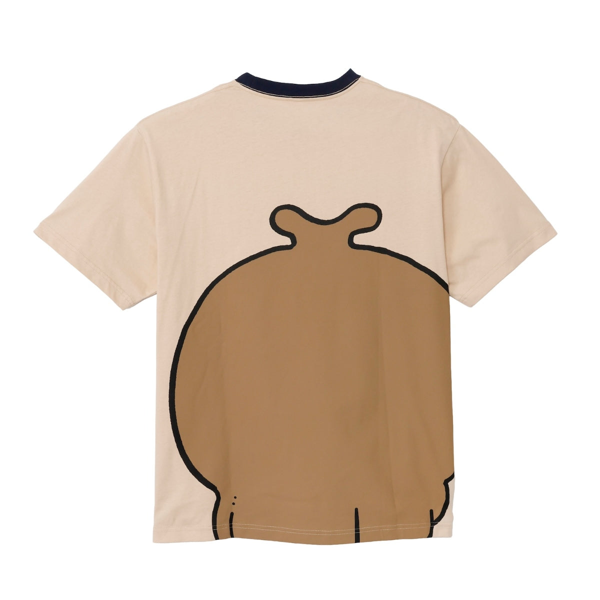 ちいかわ ちいかわパーク Tシャツ ビッグキャラクター カブトムシ チャコール
