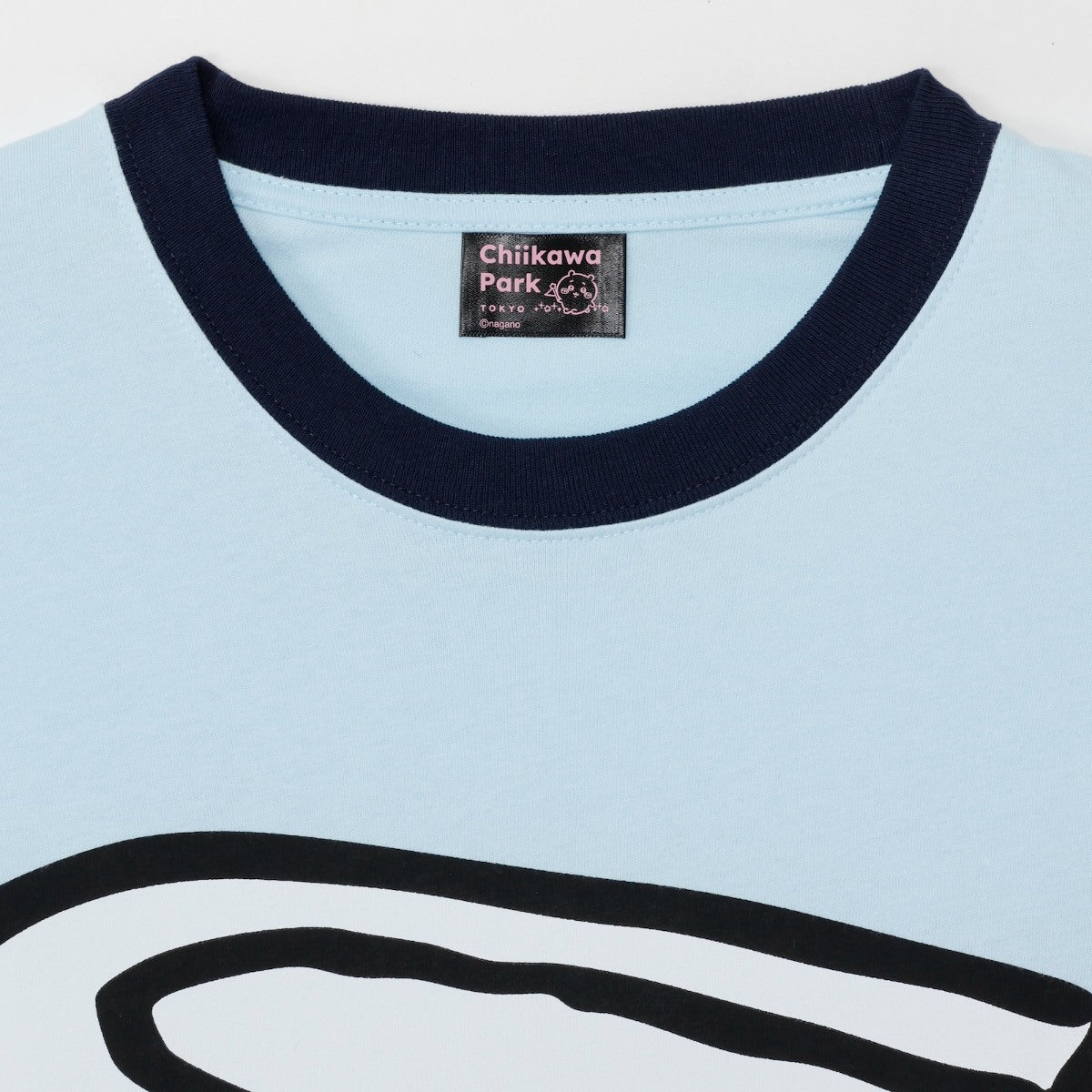 ちいかわ ちいかわパーク Tシャツ ビッグキャラクター むちゃうマン サックス