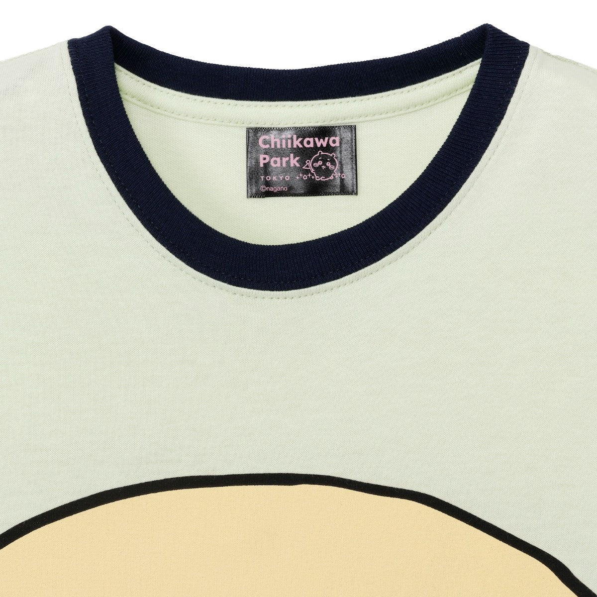ちいかわ ちいかわパーク キッズTシャツ ビッグキャラクター オデ ライトグリーン