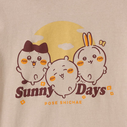 ちいかわ キッズTシャツ Sunny Days サンドベージュ 130