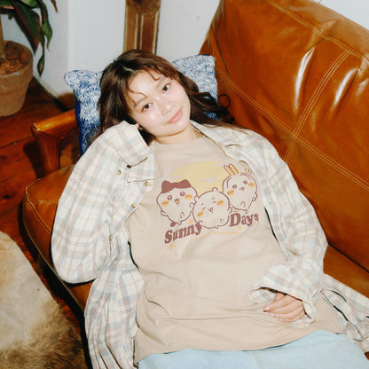ちいかわ Tシャツ Sunny Days サンドベージュ