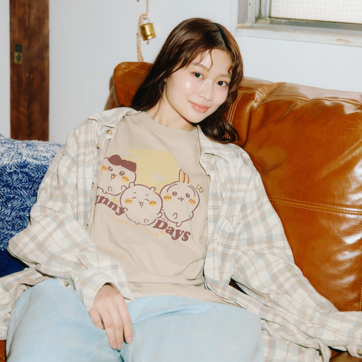 ちいかわ Tシャツ Sunny Days サンドベージュ