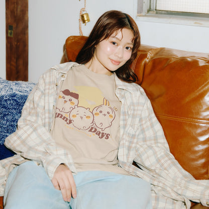 ちいかわ Tシャツ Sunny Days サンドベージュ