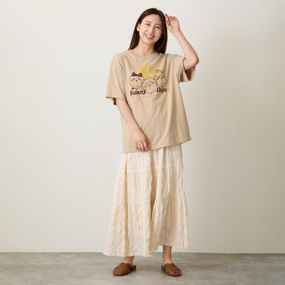 ちいかわ Tシャツ Sunny Days サンドベージュ