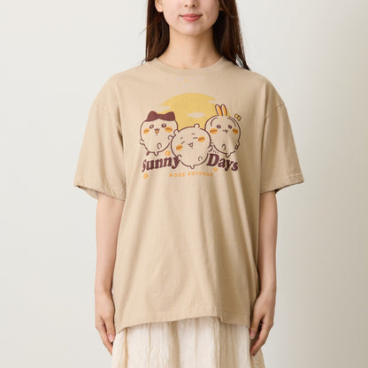 ちいかわ Tシャツ Sunny Days サンドベージュ