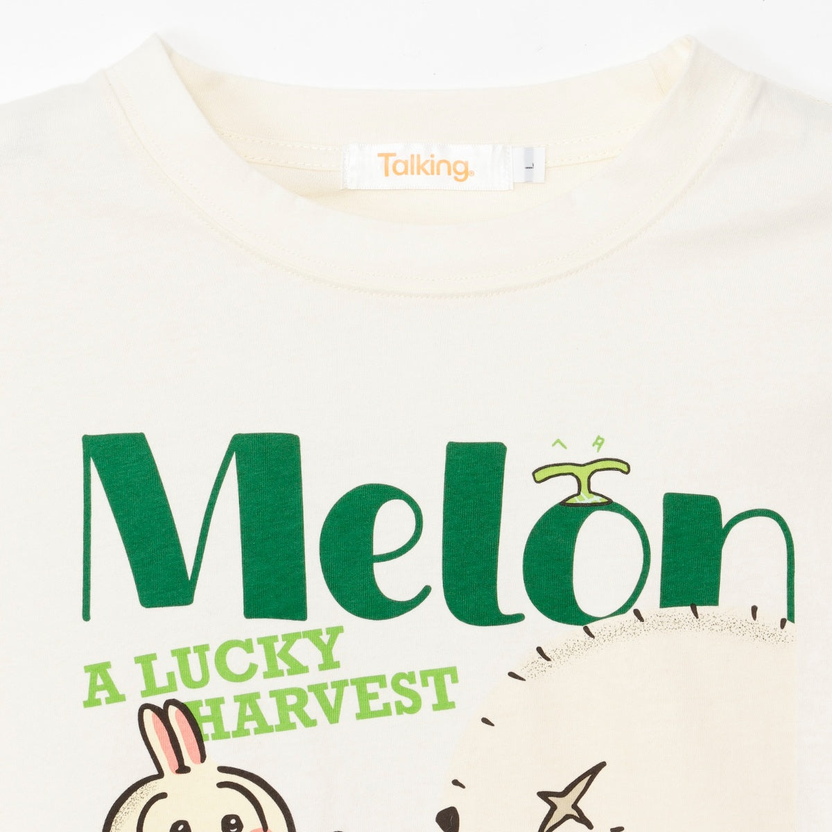 ちいかわ Tシャツ メロン クリーム