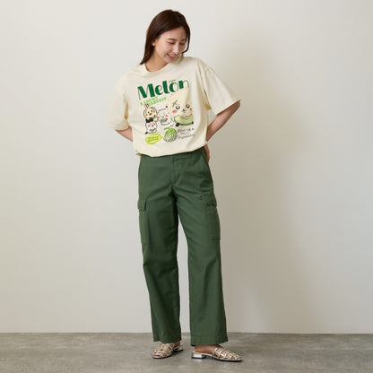 ちいかわ Tシャツ メロン クリーム