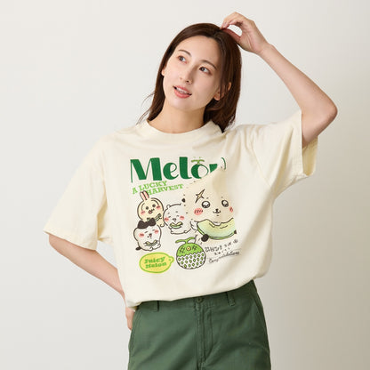 ちいかわ Tシャツ メロン クリーム