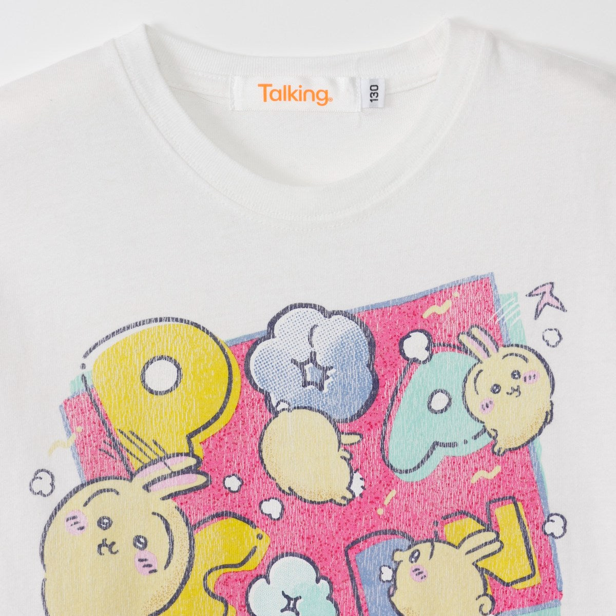 ちいかわ キッズTシャツ POPCORN オフ 130