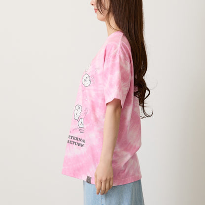 ちいかわ Tシャツ タイダイ ループ ピンク