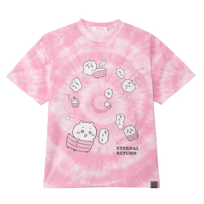 ちいかわ Tシャツ タイダイ ループ ピンク