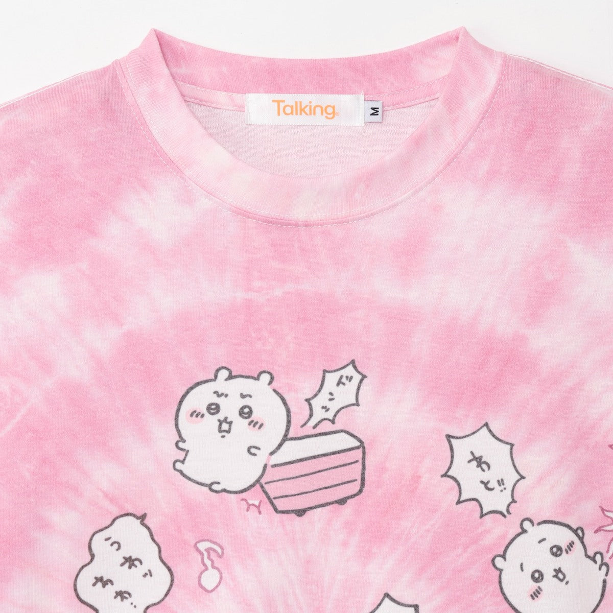 ちいかわ Tシャツ タイダイ ループ ピンク