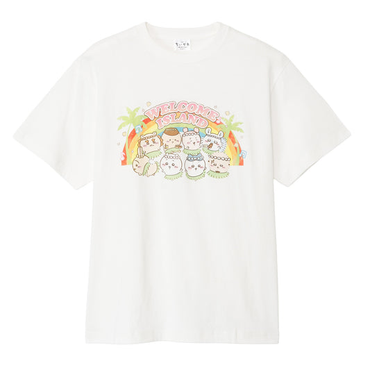 ちいかわ 映画ちいかわ Tシャツ WELCOME ISLAND オフホワイト