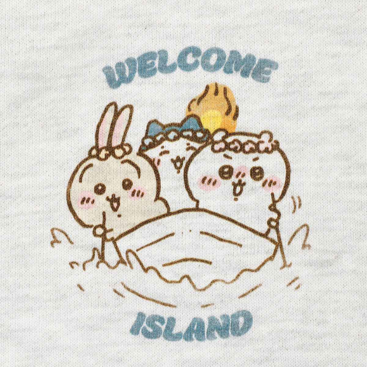 ちいかわ 映画ちいかわ ZIPパーカー WELCOME ISLAND アッシュ