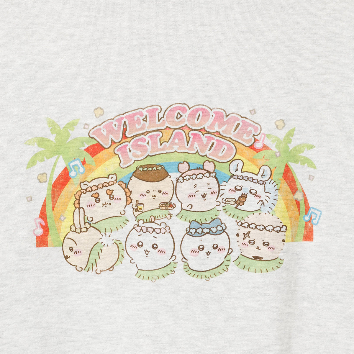 ちいかわ 映画ちいかわ ZIPパーカー WELCOME ISLAND アッシュ