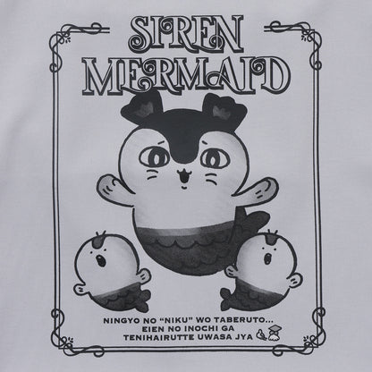 ちいかわ 映画ちいかわ トートバッグ SIREN & MERMAID グレー