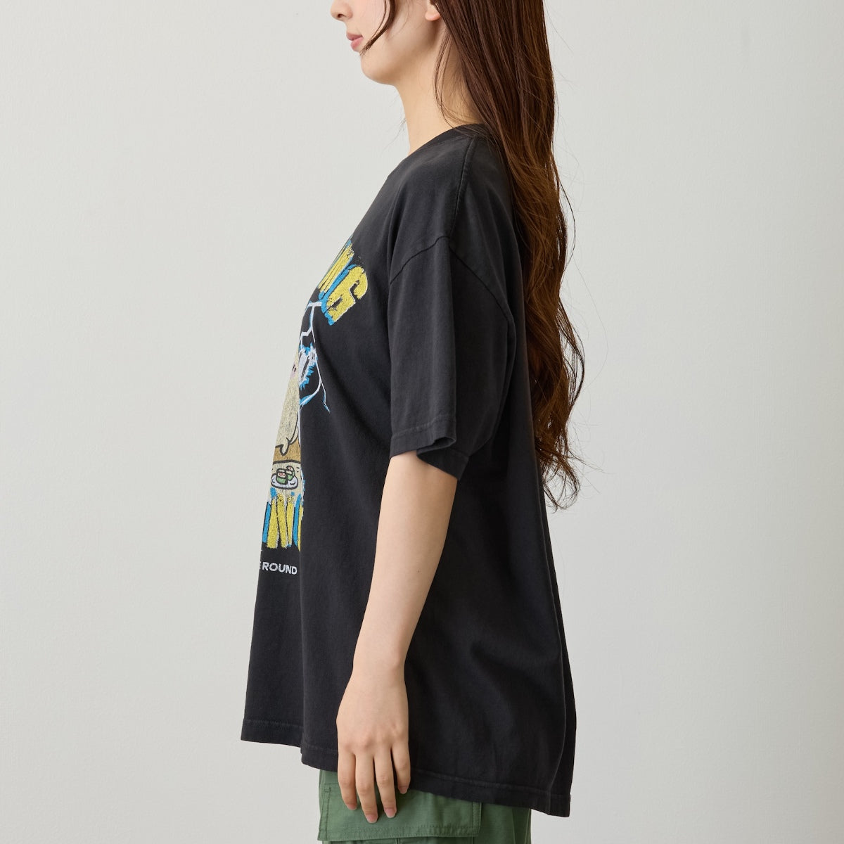 ちいかわ Tシャツ DRINKING LICENCE ブラック