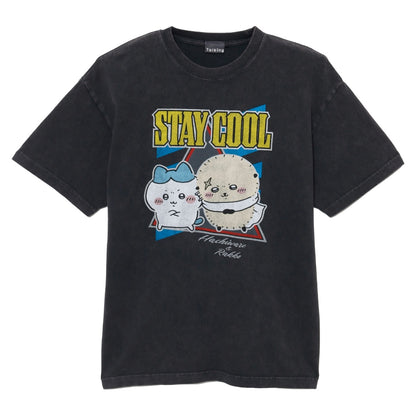 吉伊卡哇 T恤 STAY COOL 炭黑色