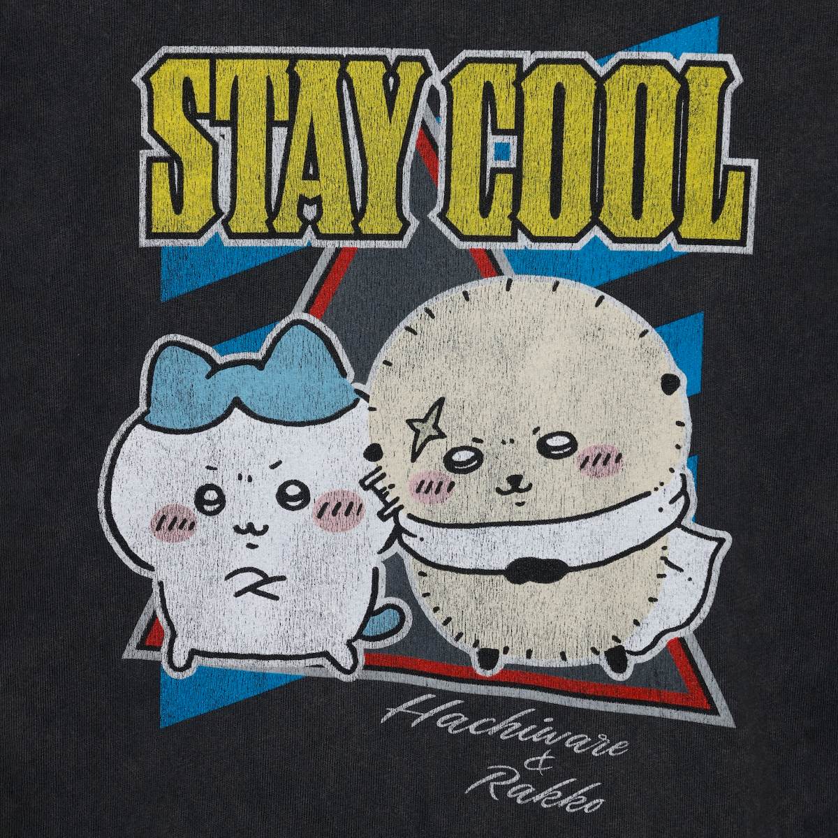 吉伊卡哇 T恤 STAY COOL 炭黑色