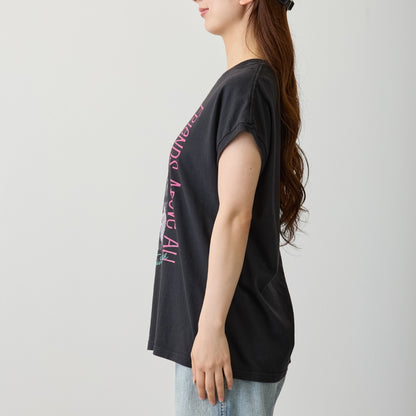 Chiikawa Wide Sleeveless FRIENDS ABOVE ALL (Black)