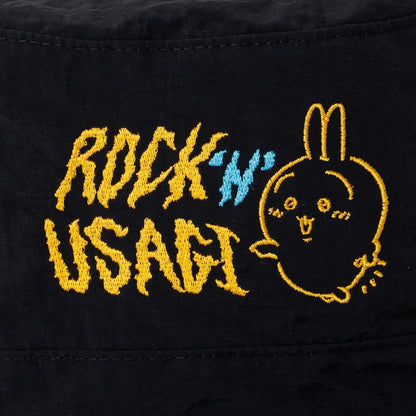 ちいかわ ナイロンハット ROCK 'N' USAGI ブラック