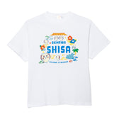 ちいかわ シーサーのおみやげやさん Tシャツ WELCOME TO OKINAWA ホワイト