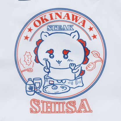 吉伊卡哇 風獅爺的土特產店 保冷折疊環保袋 牛排圖案 (銀色)