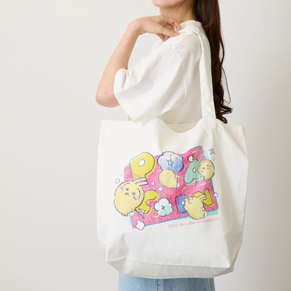 Chiikawa Tote Bag POPCORN (Off-White)