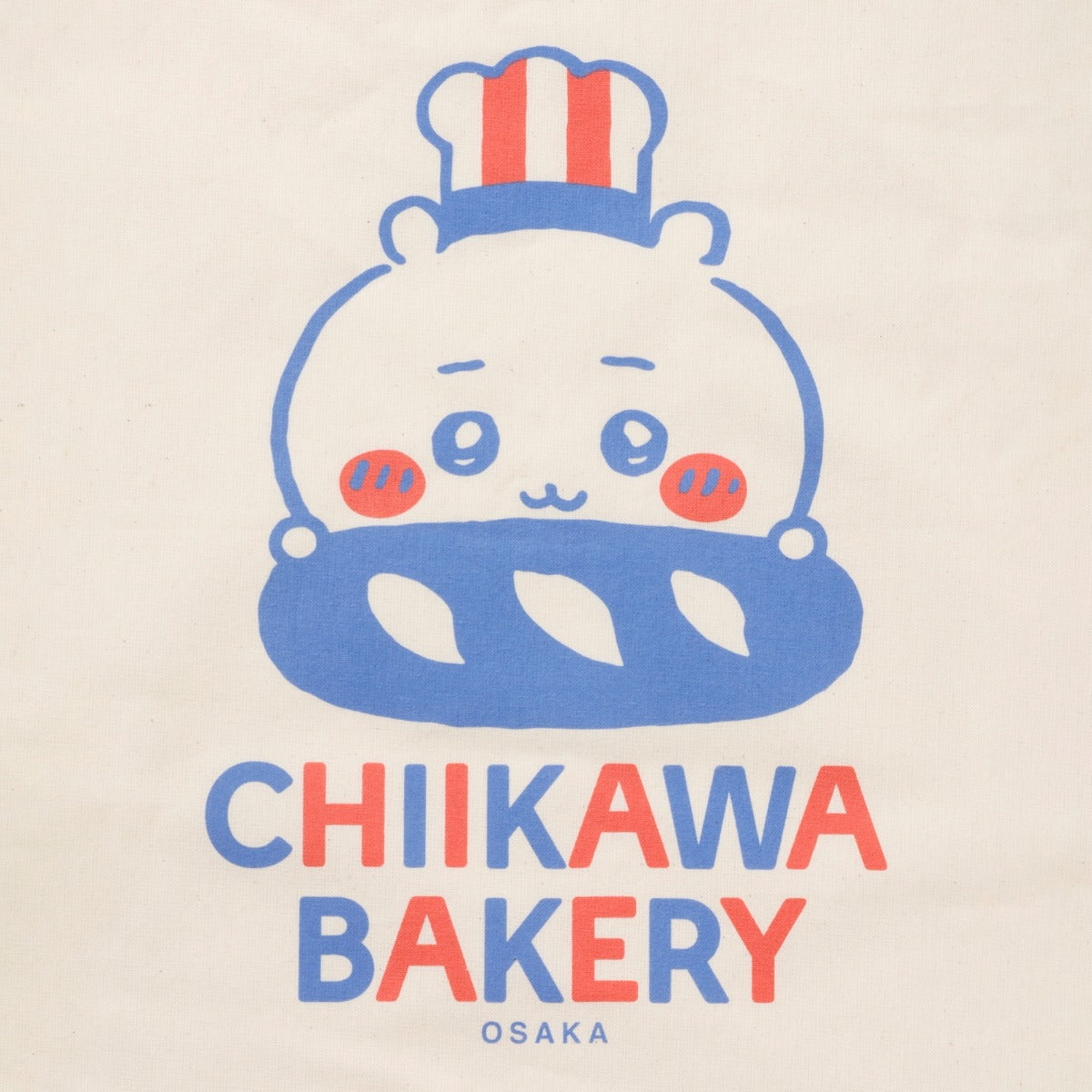 Chiikawa Bakery Flat Tote Osaka Limited (Chiikawa / Natural)