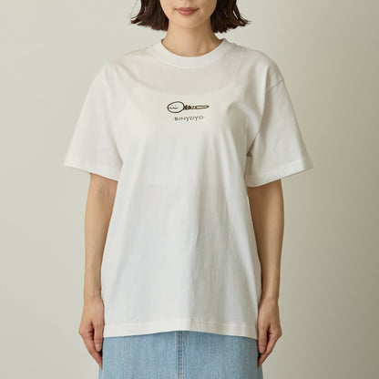 Chiikawa Movie "Chiikawa" T-shirt Binyoyo (White)