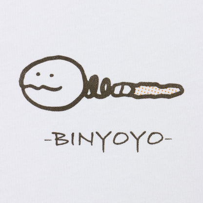 Chiikawa Movie "Chiikawa" T-shirt Binyoyo (White)